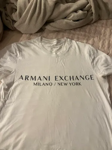 Camisa Armani exchange branca tamanho M masculino 