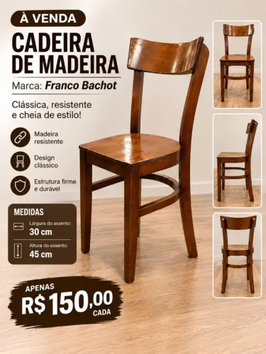 CADEIRA DE MADEIRA