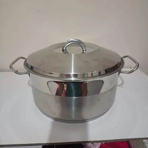Tramontina Solar Profissional 28cm 8,4l (Nova) Fundo Triplo Aço inox Panela Caçarola Funda