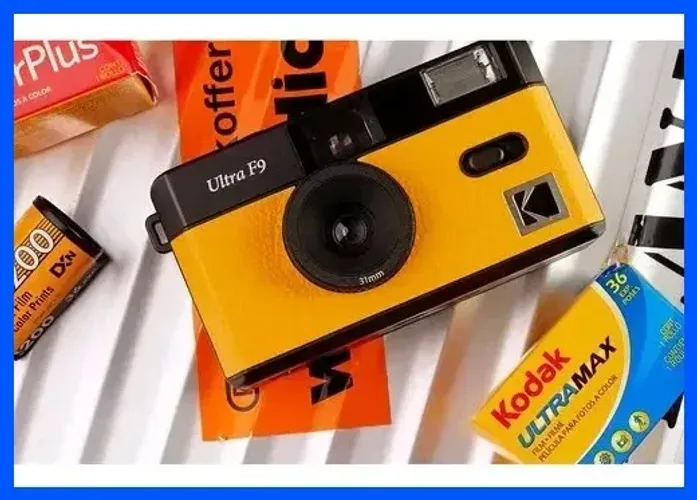 Câmera fotográfica Kodak Ultra F9 35mm reutilizável, excelente estado 