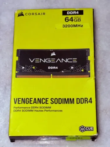 Memória RAM Corsair Vengeance DDR4 64GB (2x32GB) 3200MHz