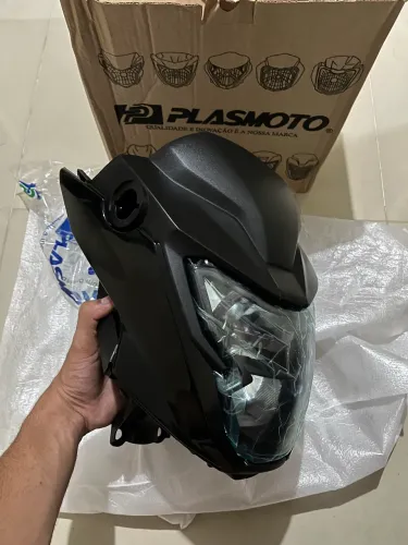 Kit Frente Farol Cg Titan Fan 160 2025 Adaptada Para Titan Fan Start 2014 Até 2024