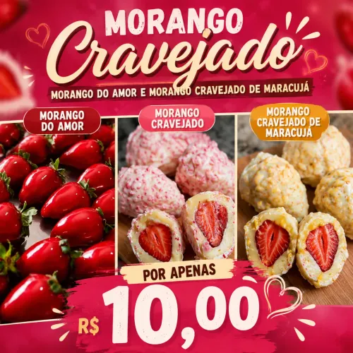 Morango cravejado