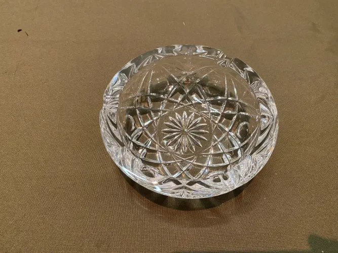 Cinzeiro Cristal Vintage (Perfeito)