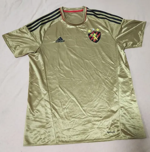 Camisa Sport Recife Adidas Dourada 2016/17 G - ClimaCool - Colecionador