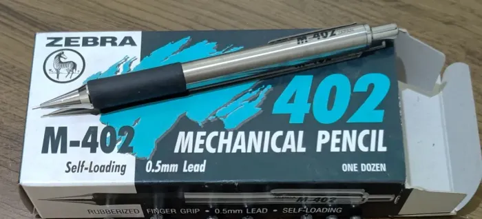 Lapiseira Zebra M-402 (aço inoxidável)