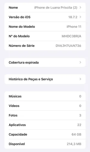 Celular iPhone 11 ( em ótimo estado)