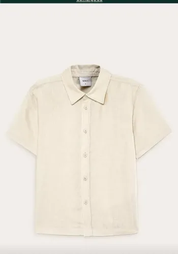Camiseta de linho infantil