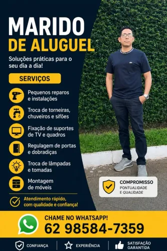MARIDO DE ALUGUEL EM GOIÂNIA E REGIÃO 