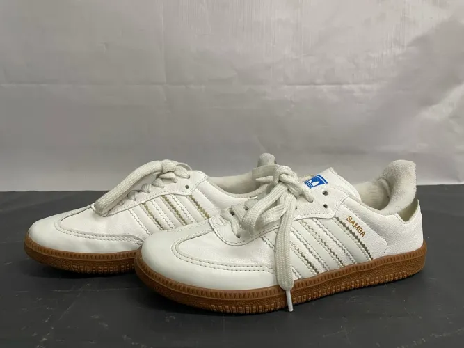 Adidas Samba OG Branco/Dourado Gum Sole ? Tam. 35 | Original
