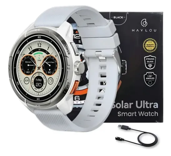 Smartwatch Xiaomi Haylou Solar Ultra Com Gps Integrado+Pulseira extra (Lacrado) 
