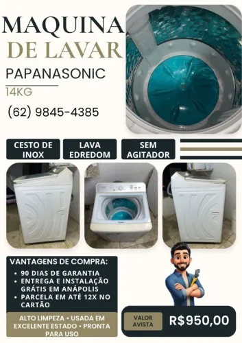Máquina de lavar roupa