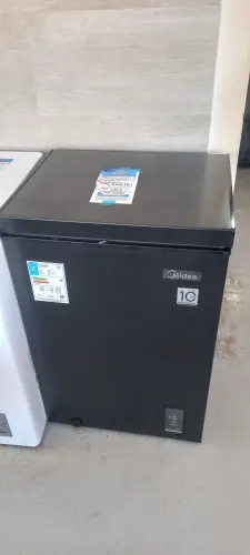 Freezer horizontal Midea 100L digital preto