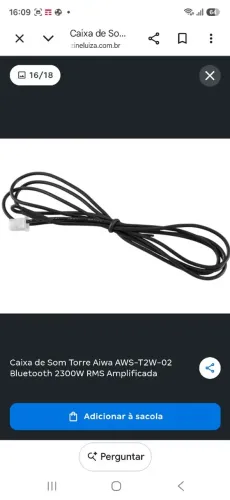 Vendo essa torre da Aiwa 2.300rms 