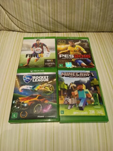 Kit 4 jogos xbox (pouquíssimo uso)