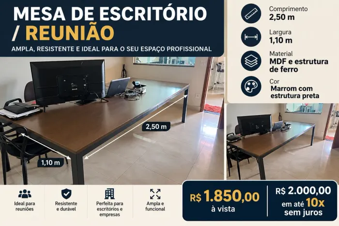 Mesa Reunião Escritório