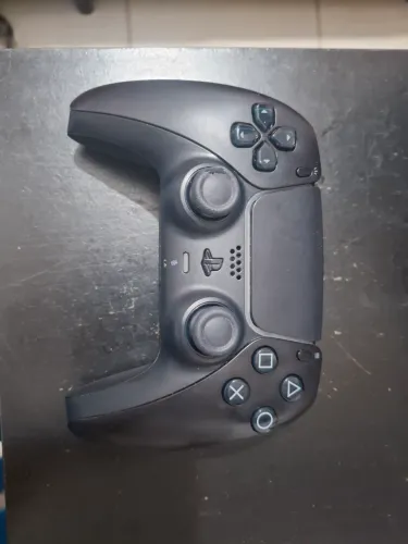 Controle dualsense preto com ghosting/drift
