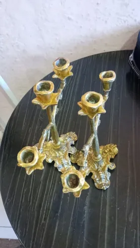 Candelabro de bronze