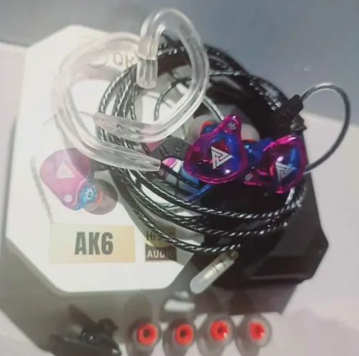 FONE ORIGINAL QKZ AK6 Gamer e Retorno de palco para músicos
