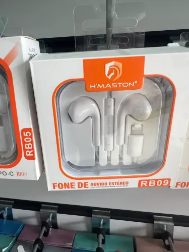 Fone de Ouvido Iphone Lightning e Tipo-C 