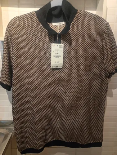 Camisa Polo Zara Masculina Tamanho G - Nova Com Etiqueta