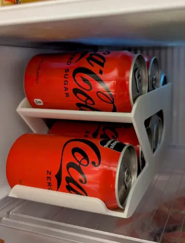Suporte de latas para geladeira