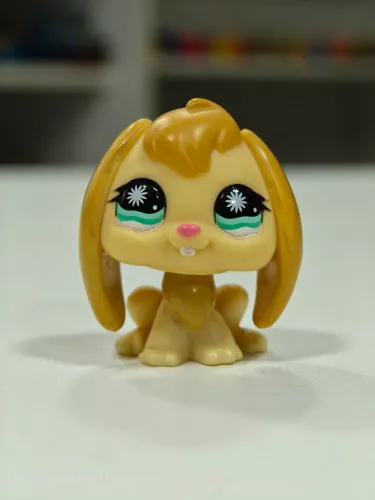 Lps Littlest Pet Shop #864 Coelho Amarelo Hasbro