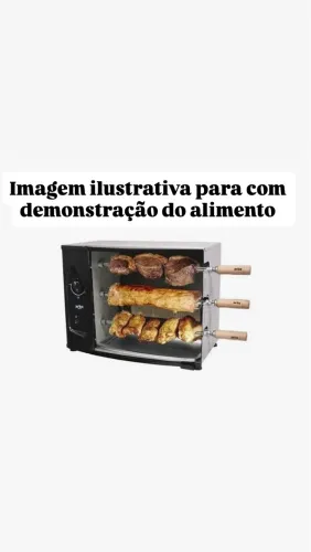 Churrasqueira a Gás de bancada Arke 3 espetos giratórios