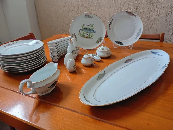 Aparelho de jantar para peixe