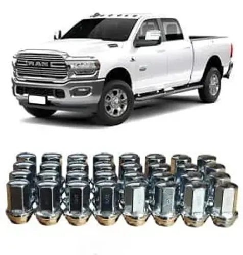 32 Porca De Roda Dodge Ram 2500 E 3500 6.7 2012 A 2025 Chave 22