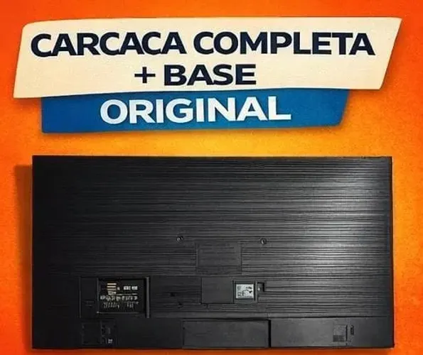 Carcaça+ base + controle remoto Samsung 43"