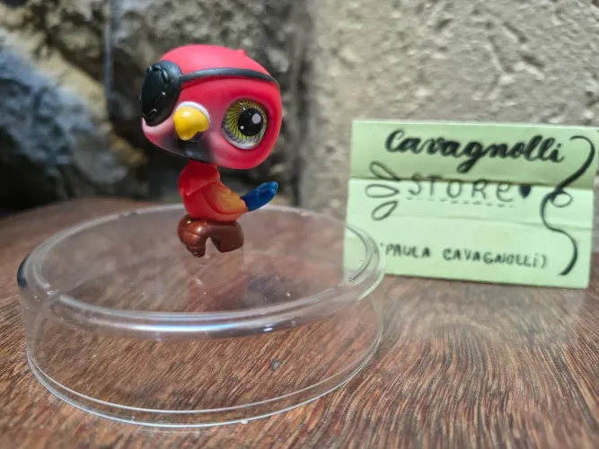 Papagaio Vermelho Littlest Pet Shop #331