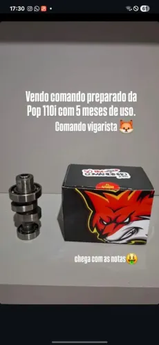 Vendo comando preparado da pop110i