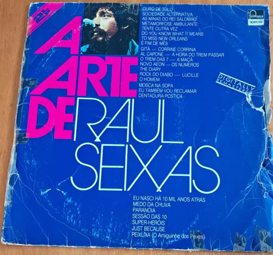 FRETE GRÁTIS- LP VINIL RAUL SEIXAS- A ARTE DE RAUL SEIXAS