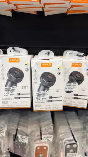 Carregador Veicular Carro Tipo C Led