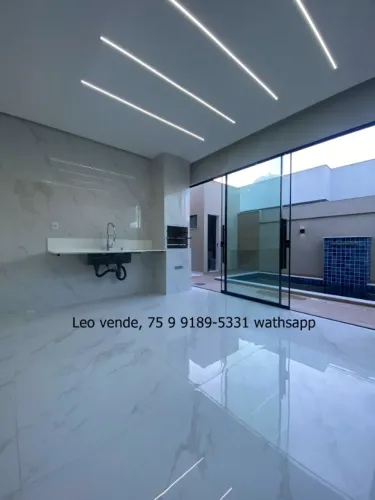 Leo vende, casa Bela Vitar, 3 suítes, closet, piscina, goumert