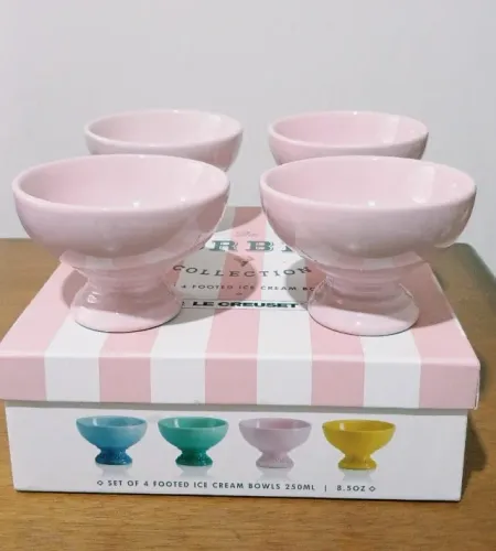 Jogo Taças Rosas Sorbet Le Creuset