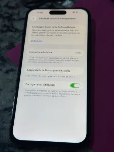 iPhone 14 Pro Max 256GB - Face ID e Câmeras Funcionando - Bateria 100%