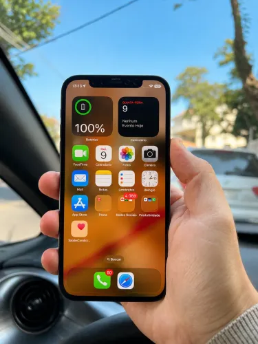 iPhone 12 64GB Preto | Face ID OK | Excelente Estado | Carregador Incluso
