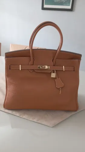 Bolsa Hermès Birkin Caramelo 35cm