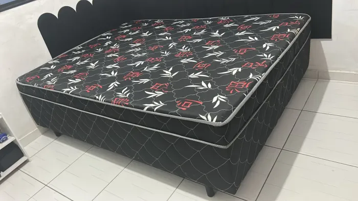 Cama casal box conjugada 