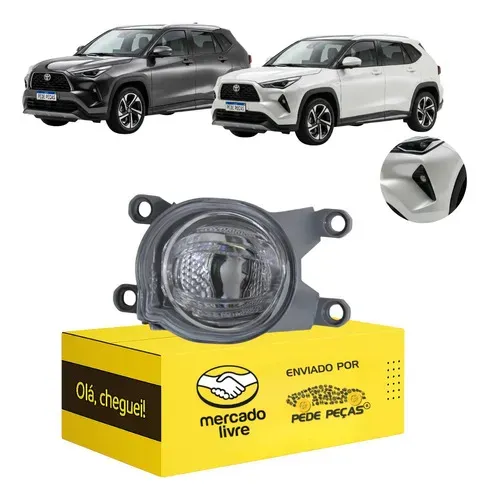 Farol Milha Auxiliar Toyota Yaris Cross 2026 Led Novo Le Cristal