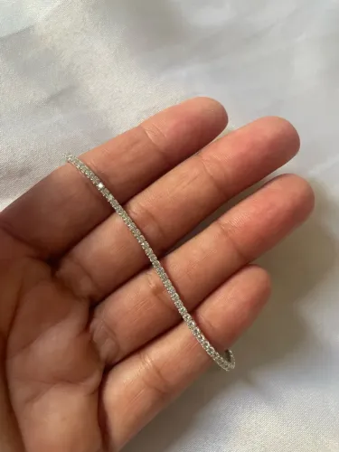 Pulseira Riviera Prata 925 Nova