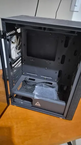 Gabinete Gamer Montech X3 MESH, Mid Tower, Black, ATX, Com 6 Fans Rainbow, Vidro Temperado