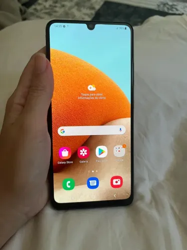 Samsung Galaxy A32 128GB / 4GB RAM - Tela AMOLED 90Hz (Impecável)<br>Descrição: