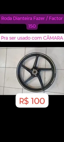 Roda Dianteira Fazer Factor 150