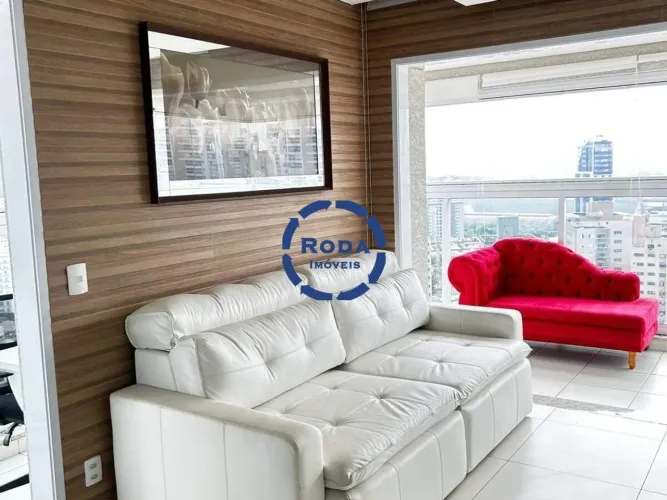Apartamento Mobiliado à Venda, com 2 dormitórios na Ponta da Praia em Santos/ SP