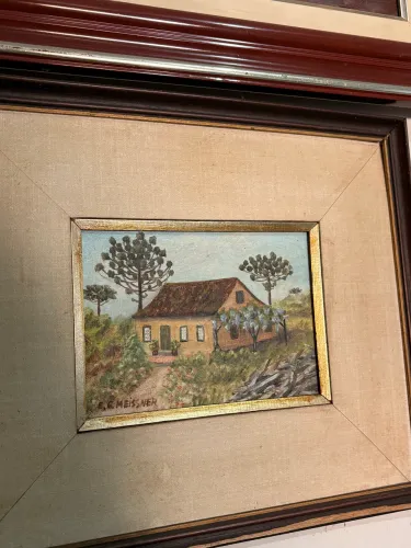 Quadro pintado a óleo