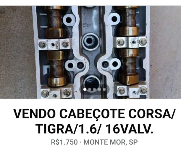 Cabecote corsa/tigra1.6 (16v.) Retificado