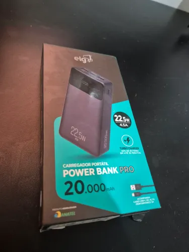 Carregador 20.000mAh ELG lacrado novo